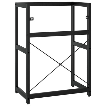 Wastafelframe Ijzer 59 x 38 x 83 cm Zwart