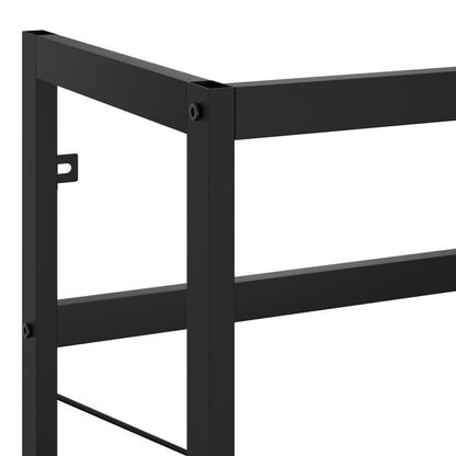 Wastafelframe Ijzer 59 x 38 x 83 cm Zwart