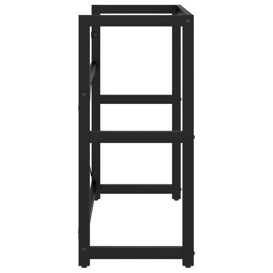 Wastafelframe Ijzer 79 x 38 x 83 cm Zwart