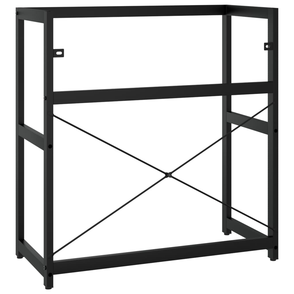 Wastafelframe Ijzer 79 x 38 x 83 cm Zwart