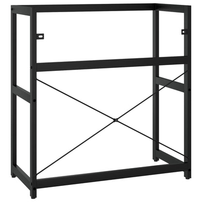 Wastafelframe Ijzer 79 x 38 x 83 cm Zwart
