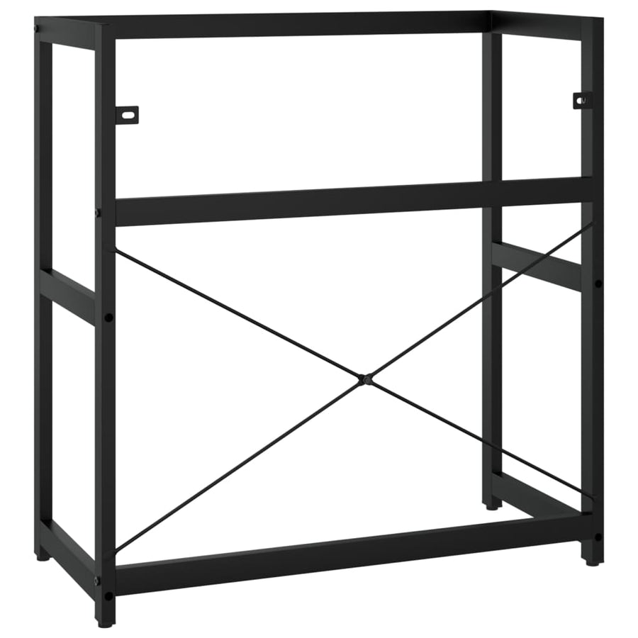 Wastafelframe Ijzer 79 x 38 x 83 cm Zwart