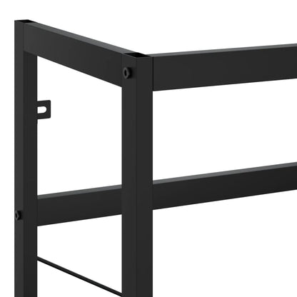 Wastafelframe Ijzer 79 x 38 x 83 cm Zwart