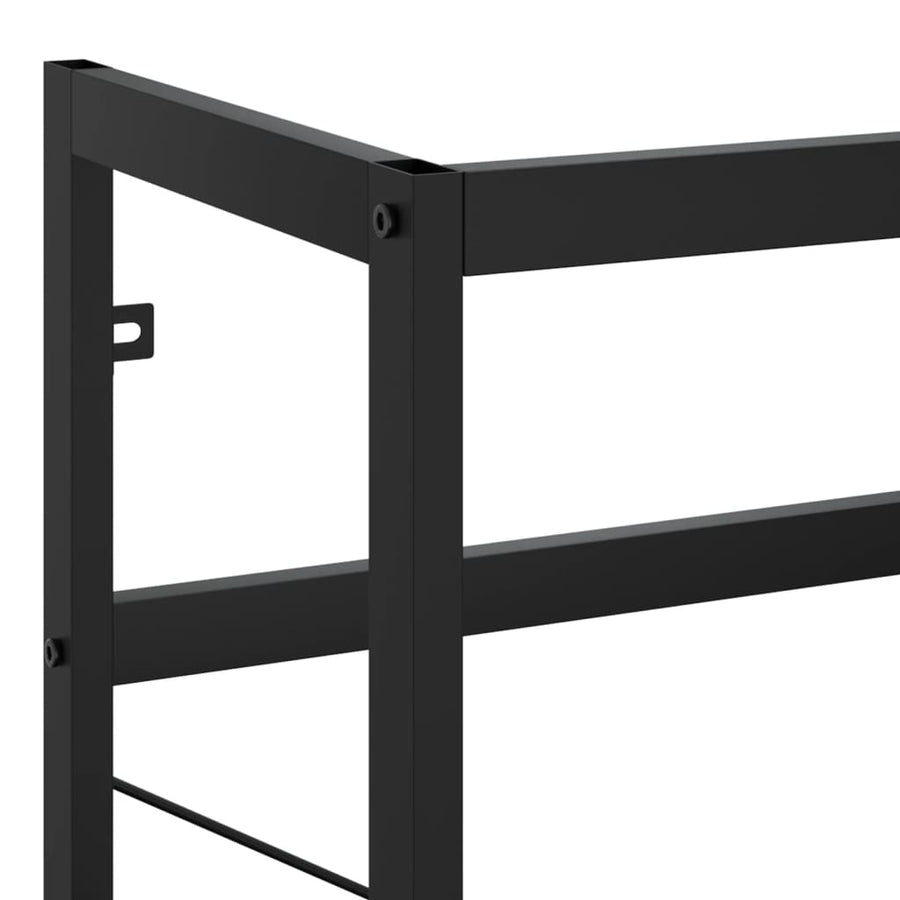 Wastafelframe Ijzer 79 x 38 x 83 cm Zwart