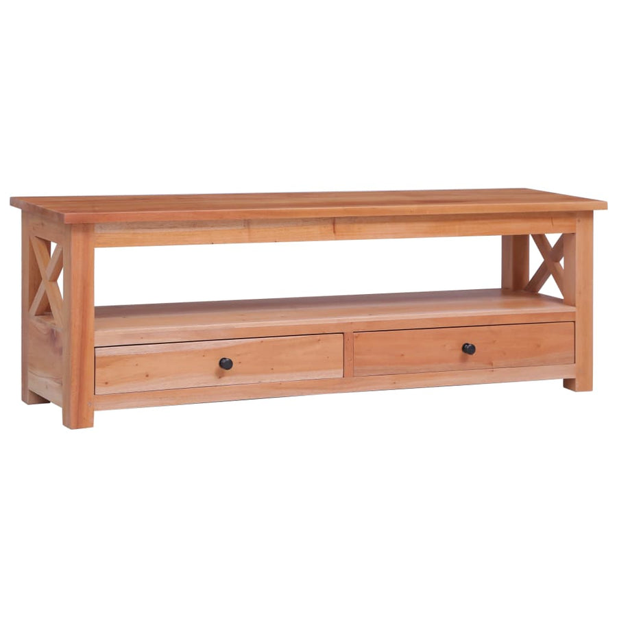 Tv-Meubel Massief Mahoniehout 115 x 30 x 40 cm Naturel