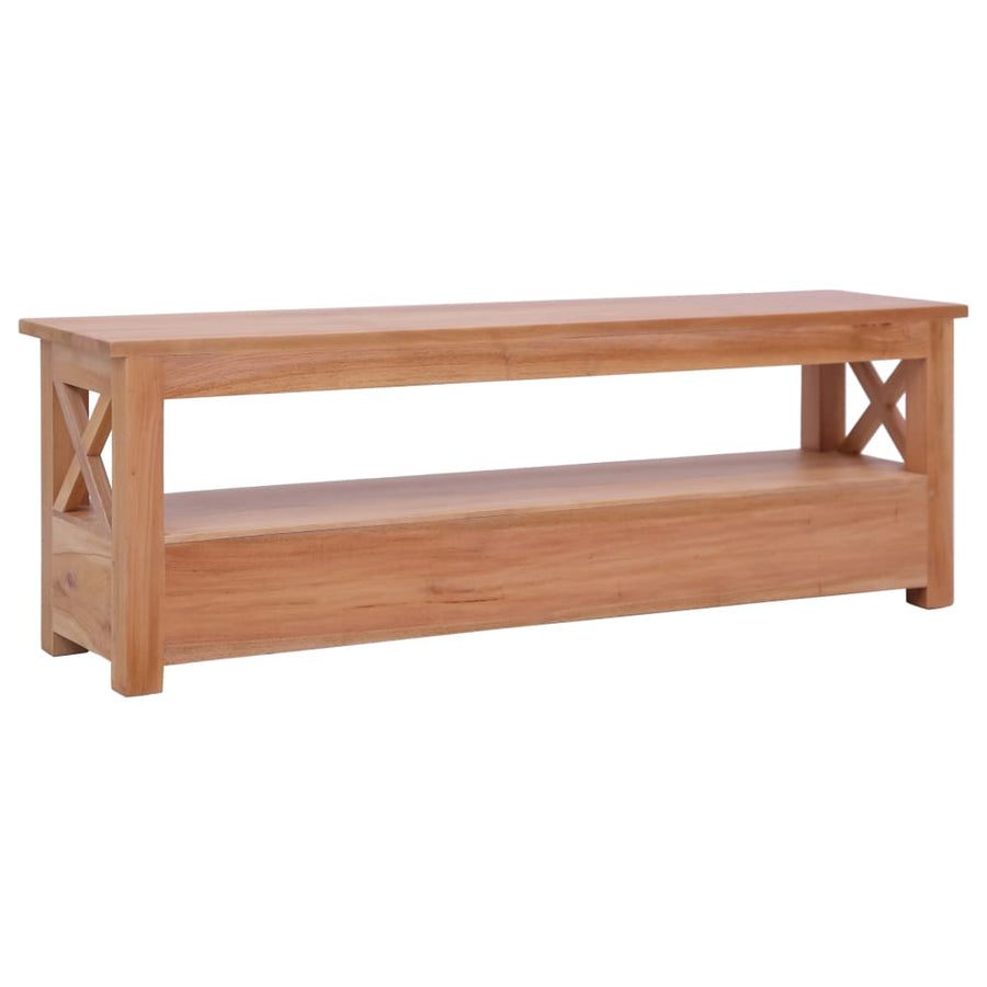 Tv-Meubel Massief Mahoniehout 115 x 30 x 40 cm Naturel