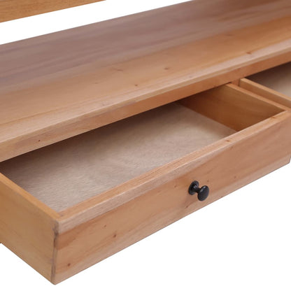 Tv-Meubel Massief Mahoniehout 115 x 30 x 40 cm Naturel