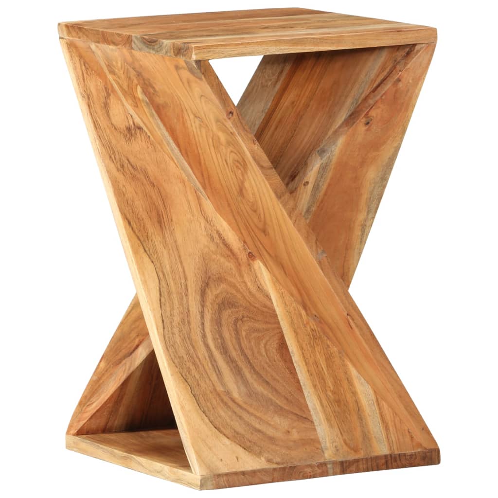 Bijzettafel 35X35X55 Cm Massief acaciahout