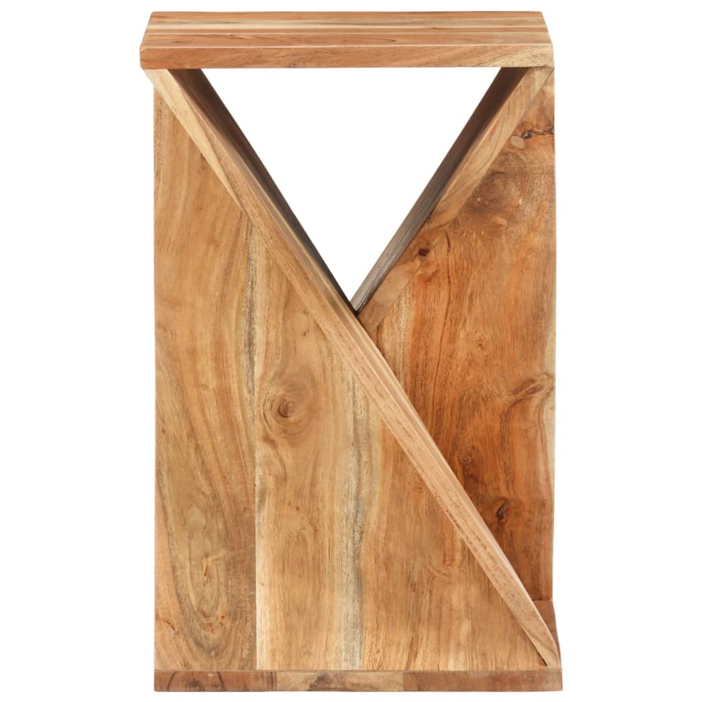 Bijzettafel 35X35X55 Cm Massief acaciahout