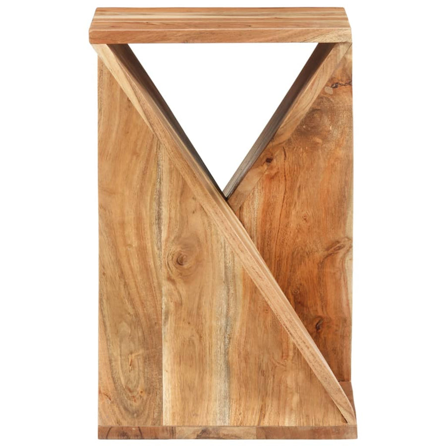 Bijzettafel 35X35X55 Cm Massief acaciahout