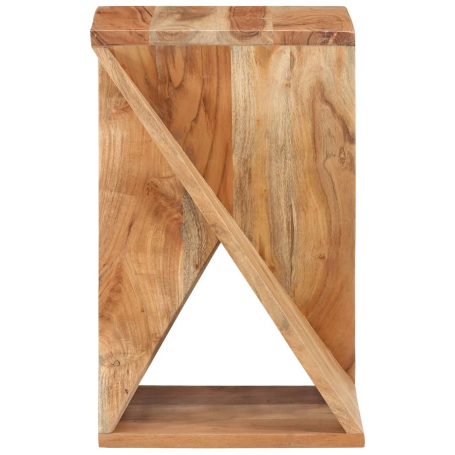 Bijzettafel 35X35X55 Cm Massief acaciahout