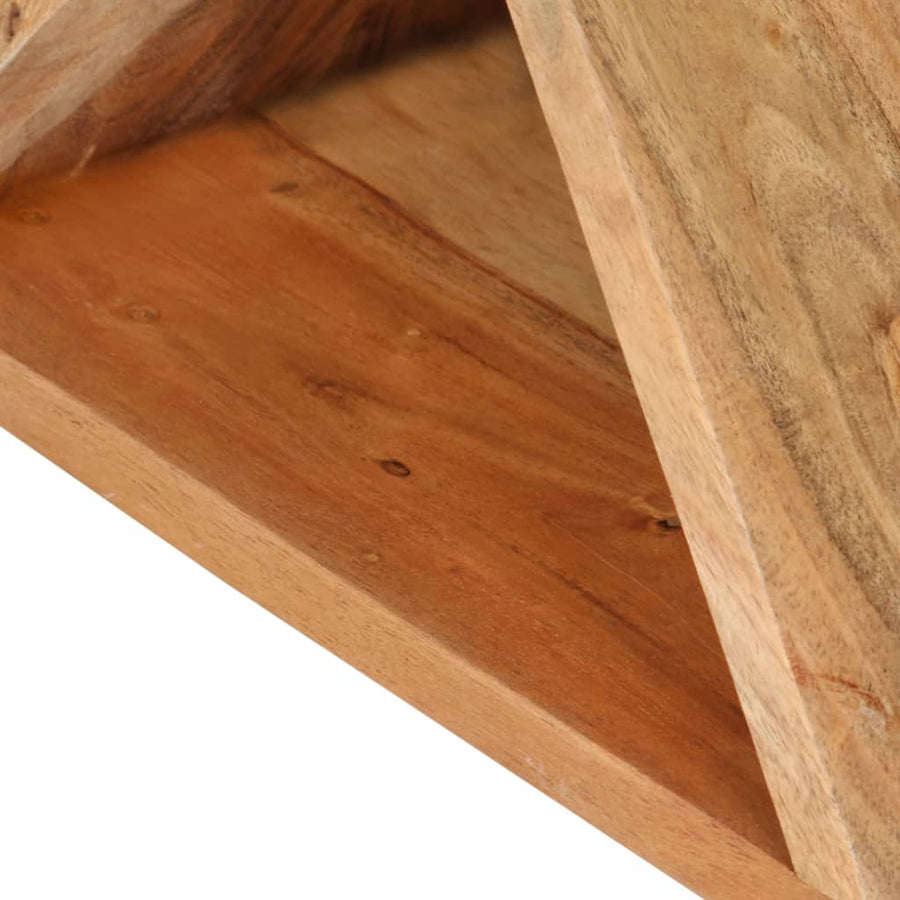 Bijzettafel 35X35X55 Cm Massief acaciahout