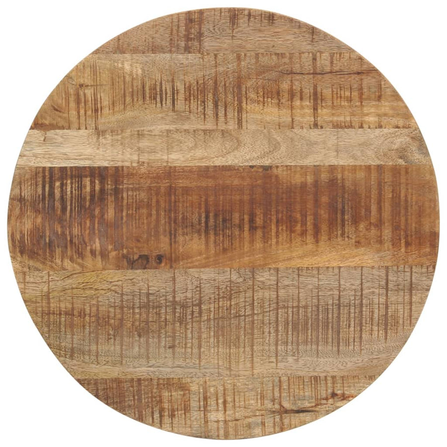 -Delige Tafeltjesset Ruw Mangohout 2 Ø 40 x 34 cm massief mangohout