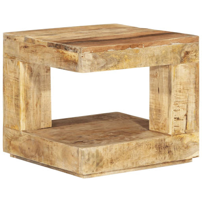 Salontafel 45X45X40 Cm massief mangohout