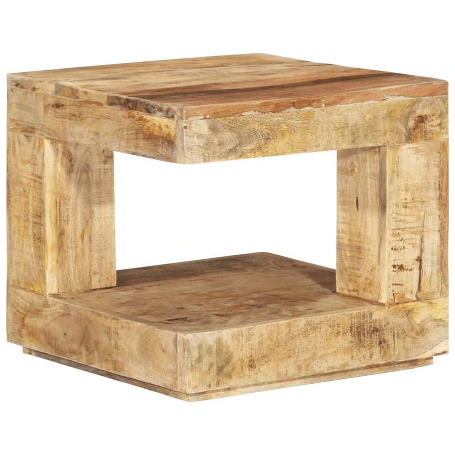 Salontafel 45X45X40 Cm massief mangohout