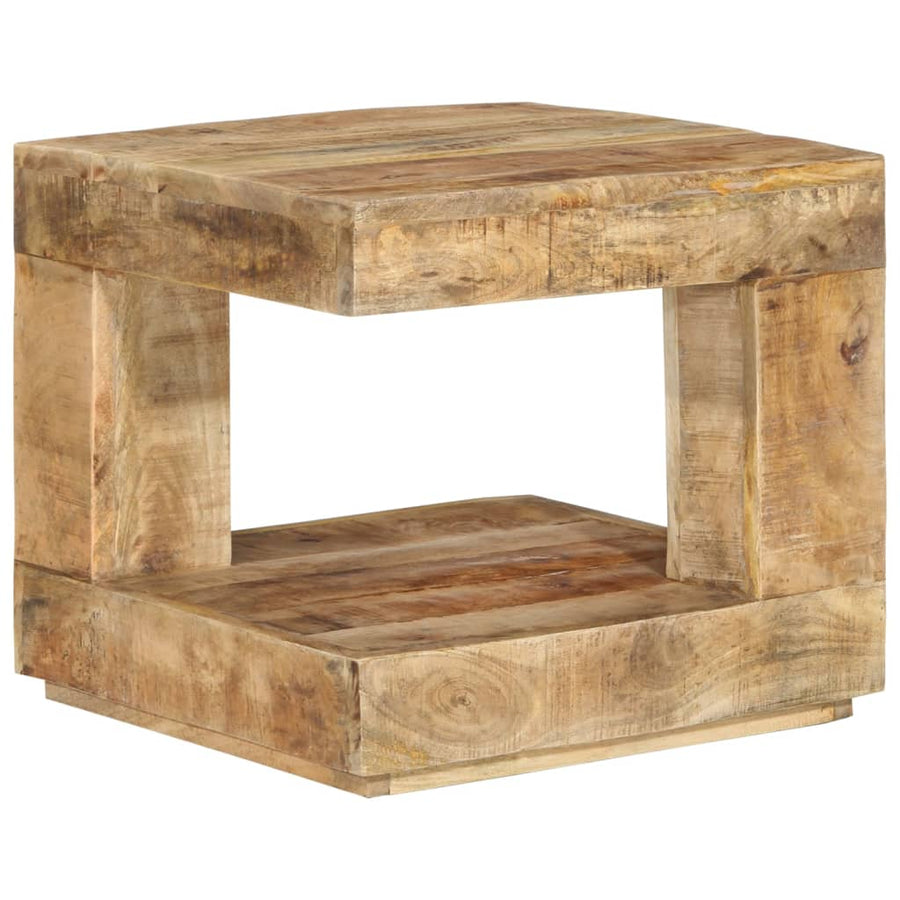 Salontafel 45X45X40 Cm massief mangohout