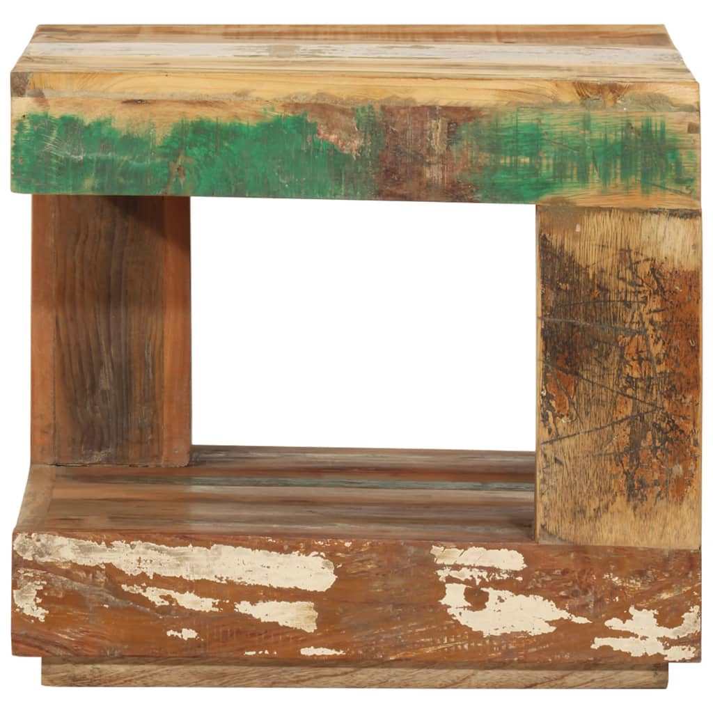 Salontafel 45X45X40 Cm massief gerecycled hout