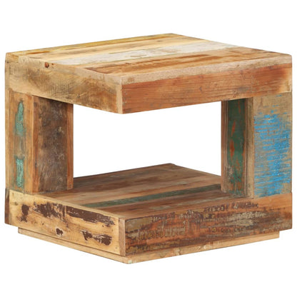 Salontafel 45X45X40 Cm massief gerecycled hout