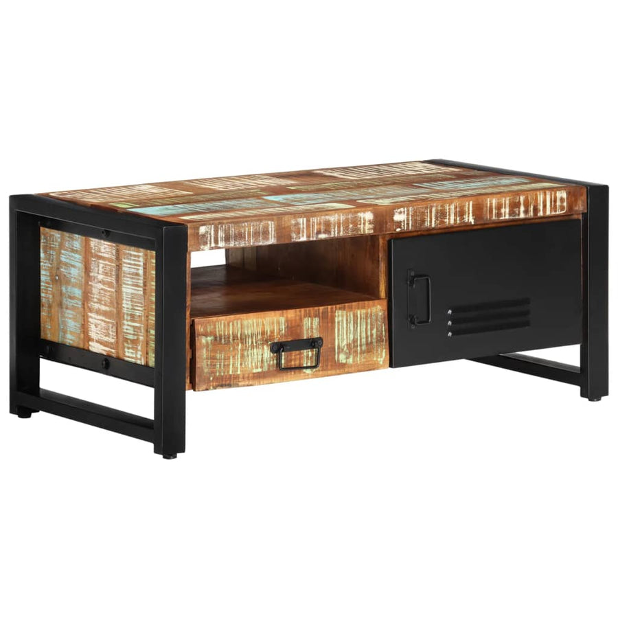 Salontafel 100x50x41 cm massief gerecycled hout