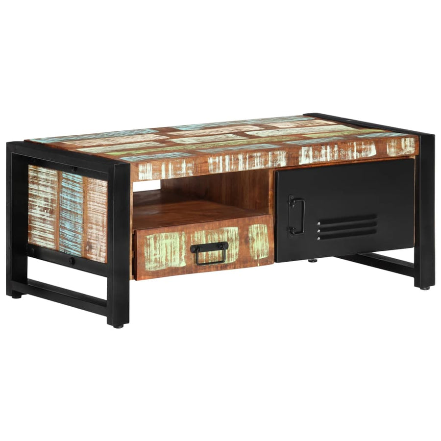 Salontafel 100x50x41 cm massief gerecycled hout