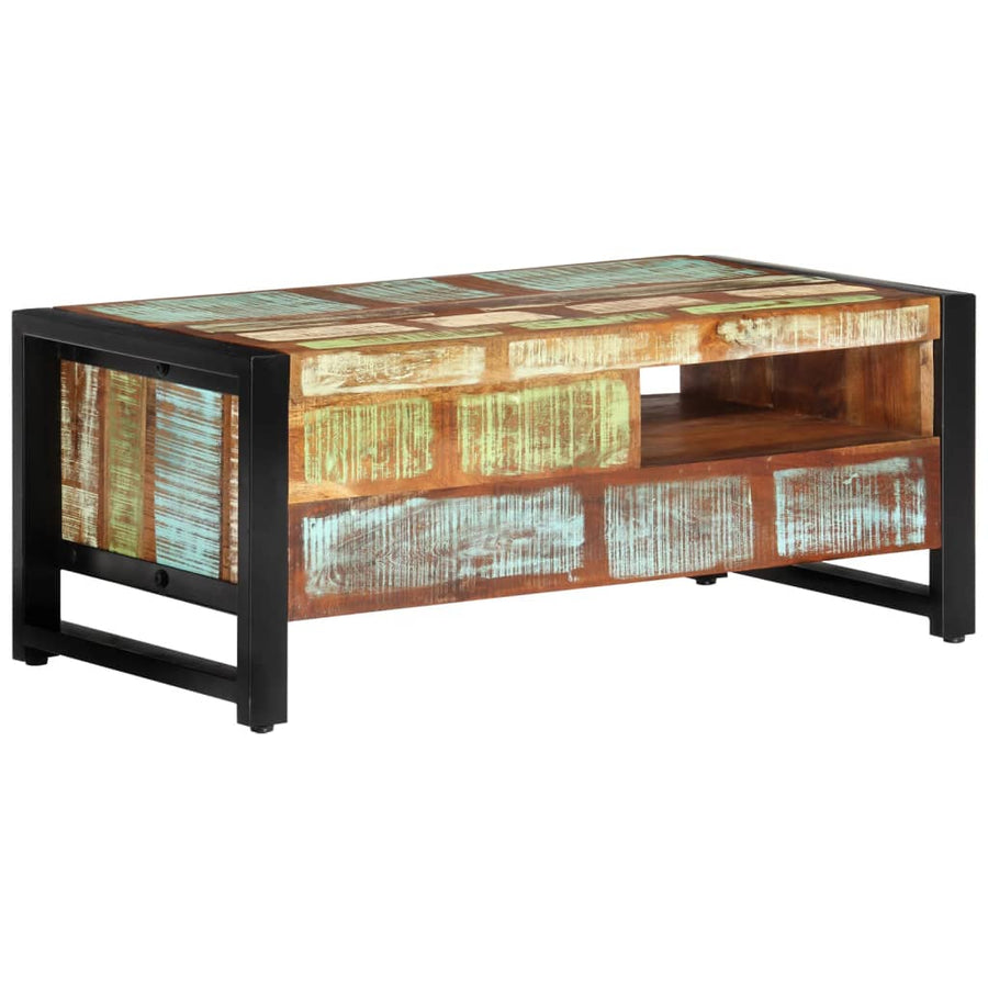 Salontafel 100x50x41 cm massief gerecycled hout
