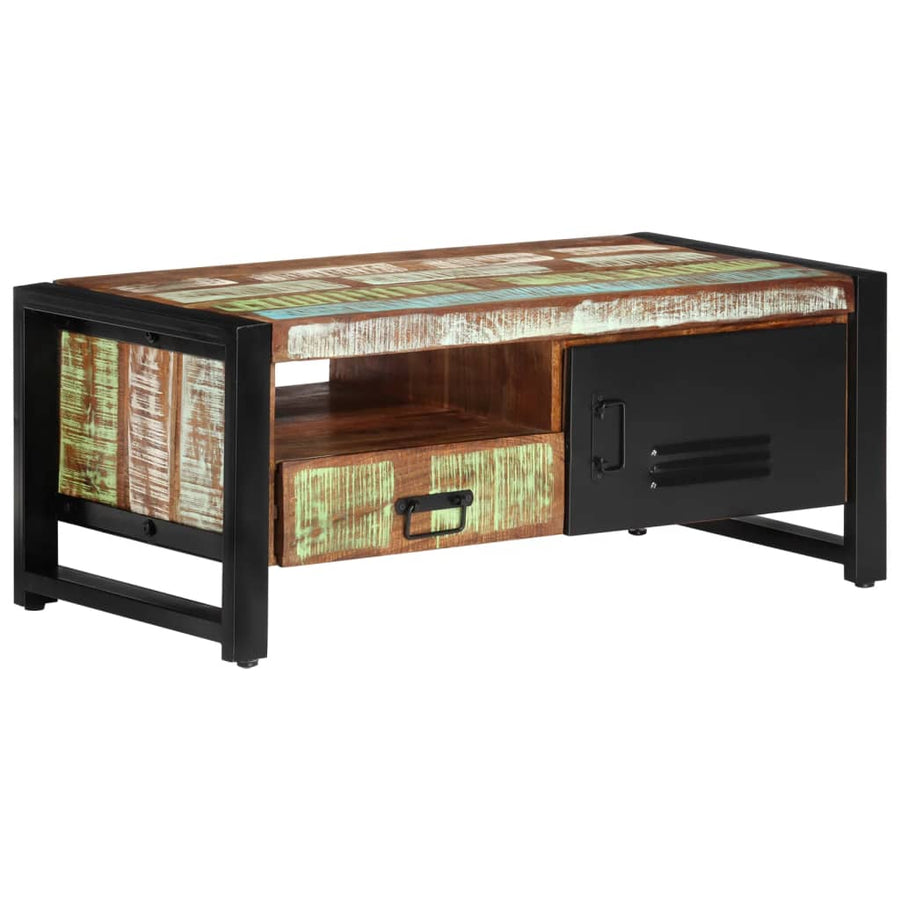 Salontafel 100x50x41 cm massief gerecycled hout