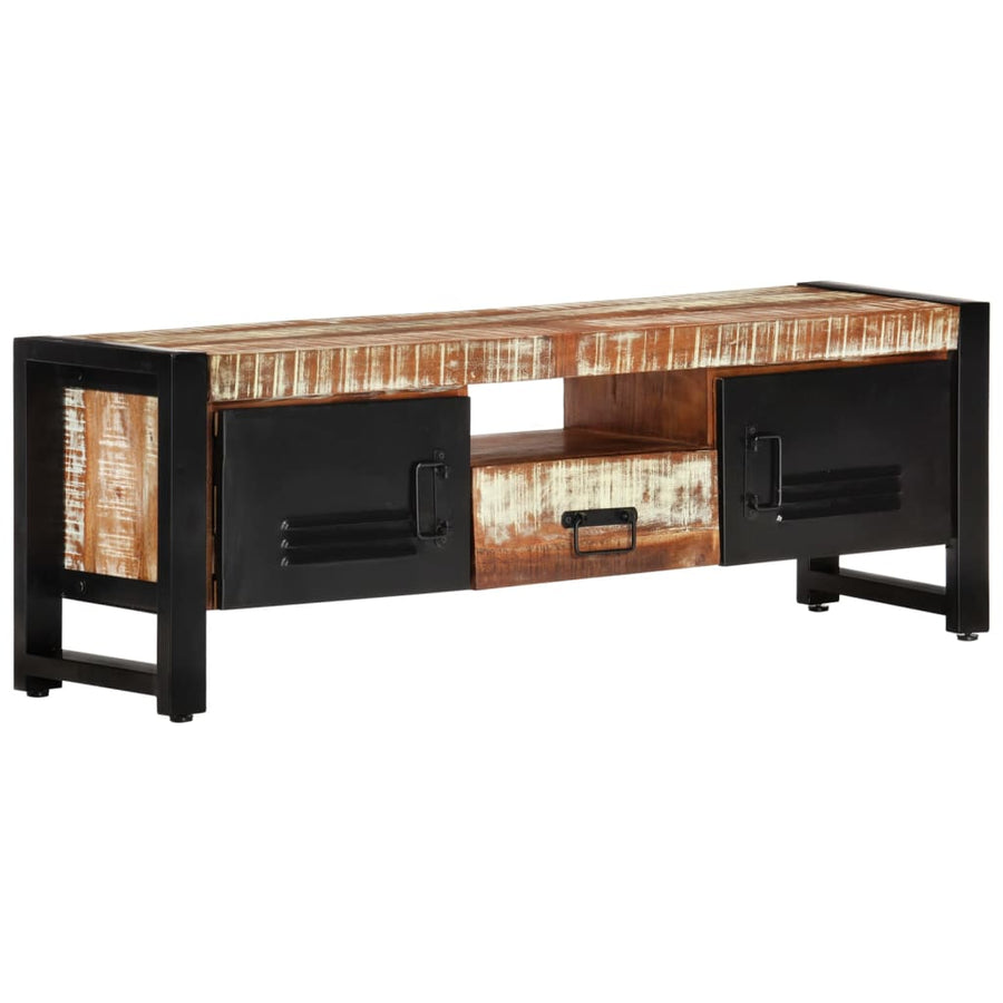 Tv-Meubel 120X30X40 Cm Massief Gerecycled Hout hergebruikt hout