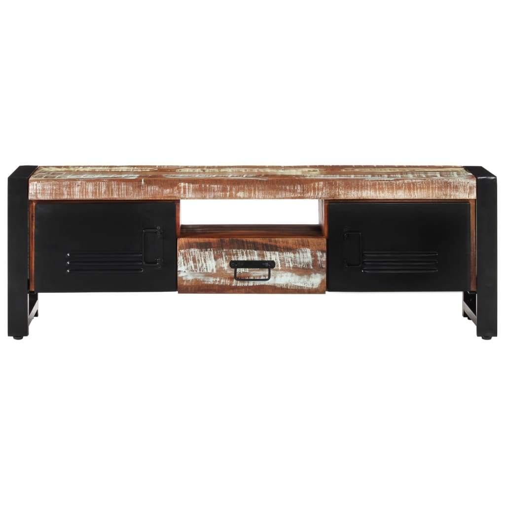 Tv-Meubel 120X30X40 Cm Massief Gerecycled Hout hergebruikt hout
