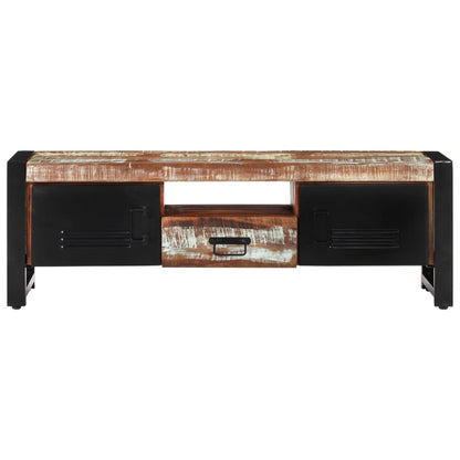 Tv-Meubel 120X30X40 Cm Massief Gerecycled Hout hergebruikt hout