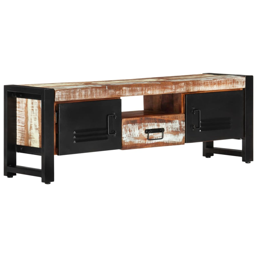 Tv-Meubel 120X30X40 Cm Massief Gerecycled Hout hergebruikt hout