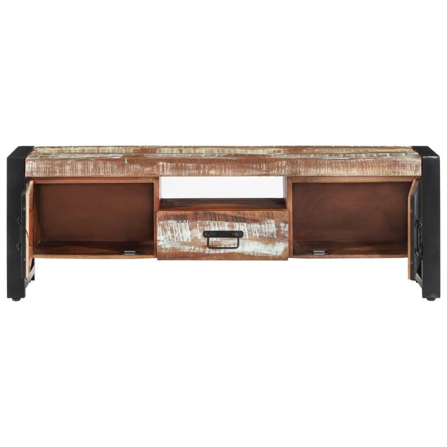 Tv-Meubel 120X30X40 Cm Massief Gerecycled Hout hergebruikt hout