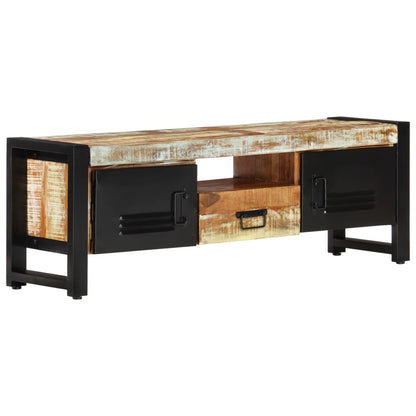 Tv-Meubel 120X30X40 Cm Massief Gerecycled Hout hergebruikt hout