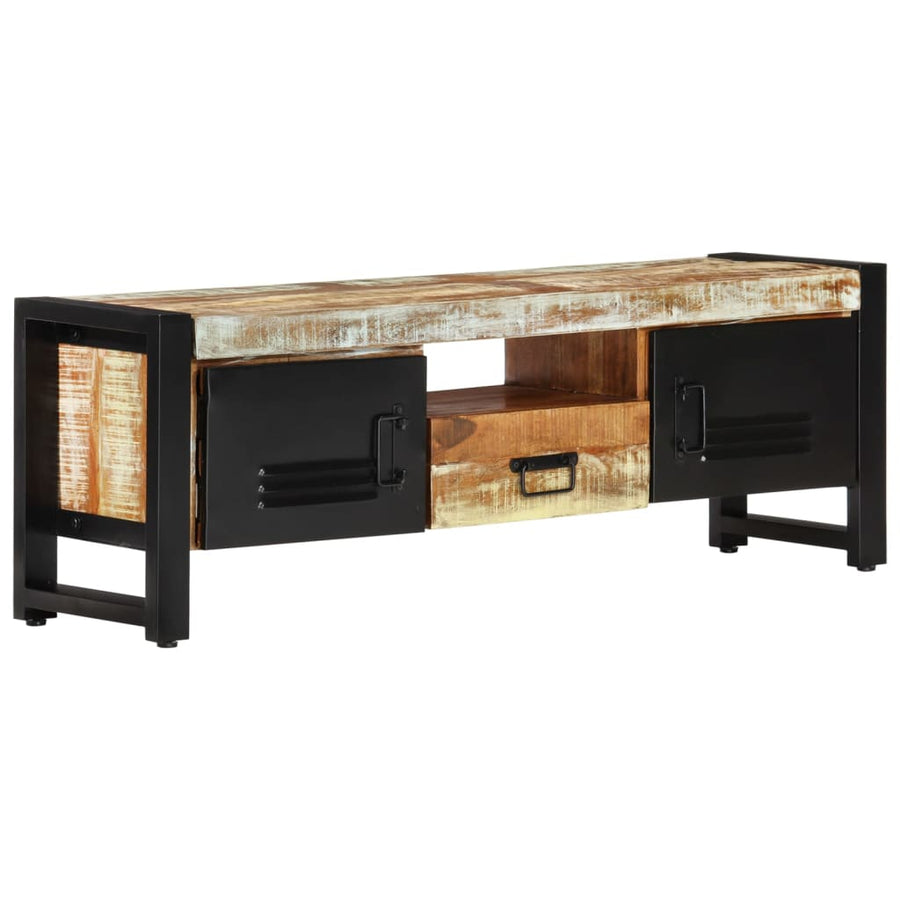 Tv-Meubel 120X30X40 Cm Massief Gerecycled Hout hergebruikt hout