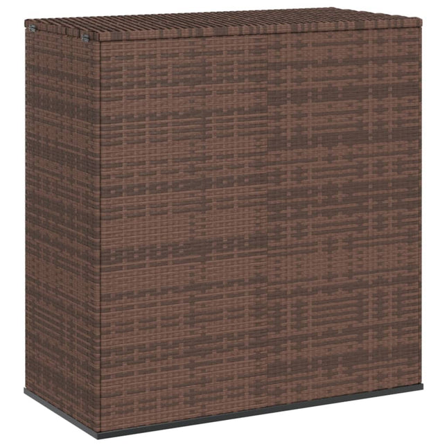 Tuinbox 100X49X103,5 Cm Polyetheen Rattan 100 x 49 x 103.5 cm Bruin