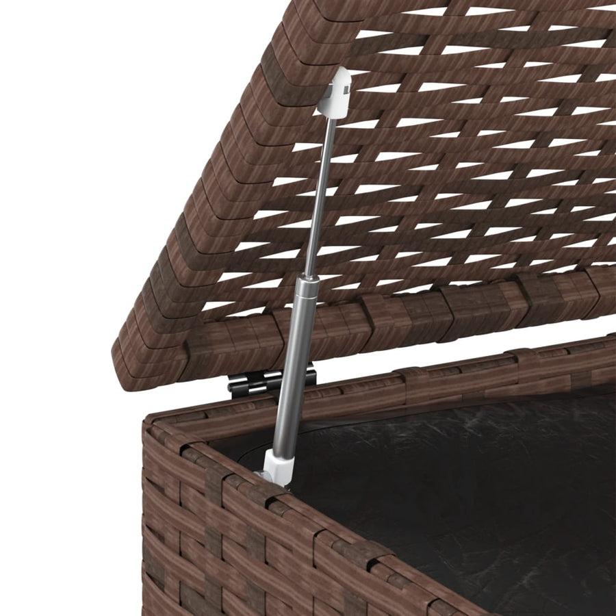 Tuinbox 100X49X103,5 Cm Polyetheen Rattan 100 x 49 x 103.5 cm Bruin