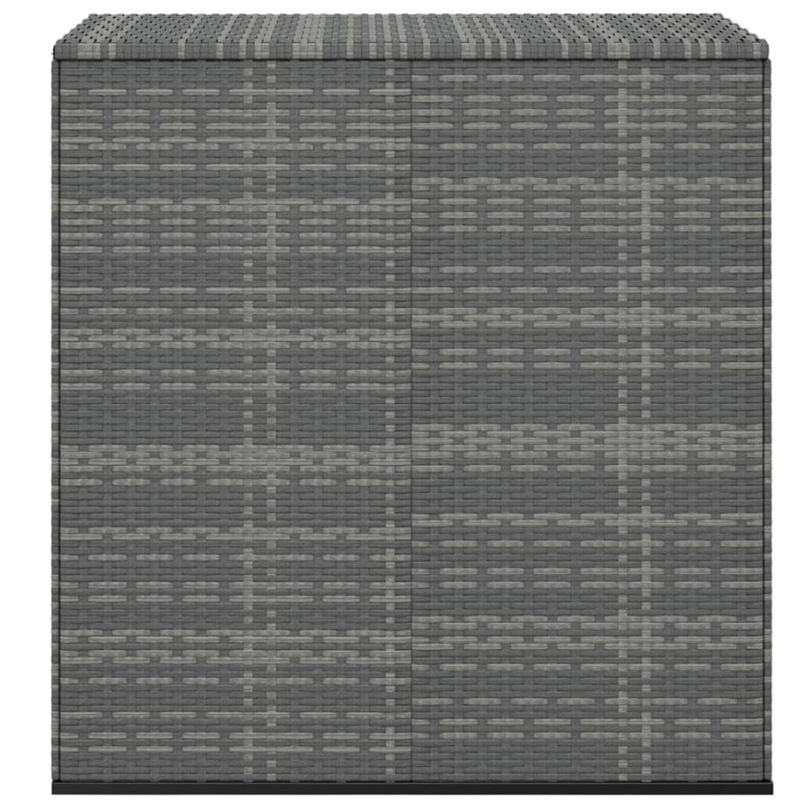 Tuinbox 100X49X103,5 Cm Polyetheen Rattan 100 x 49 x 103.5 cm Grijs