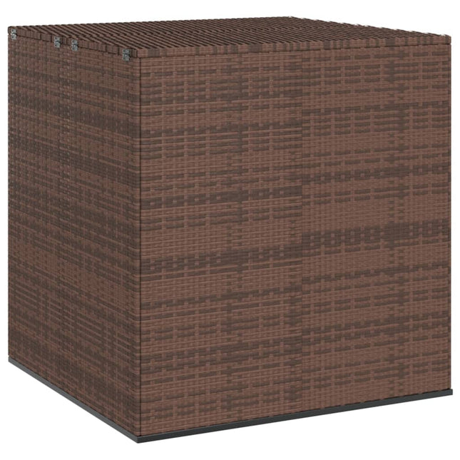 Tuinbox 100X97,5X104 Cm Polyetheen Rattan 100 x 97.5 x 104 cm Bruin