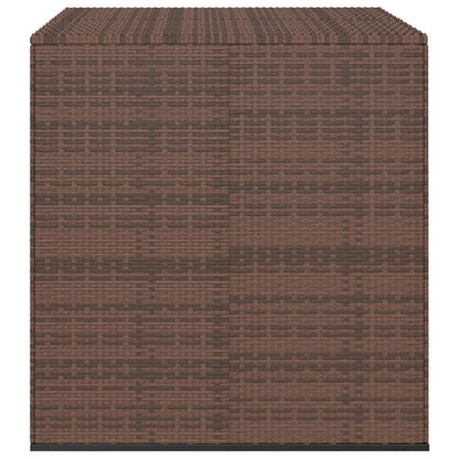Tuinbox 100X97,5X104 Cm Polyetheen Rattan 100 x 97.5 x 104 cm Bruin