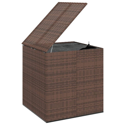 Tuinbox 100X97,5X104 Cm Polyetheen Rattan 100 x 97.5 x 104 cm Bruin