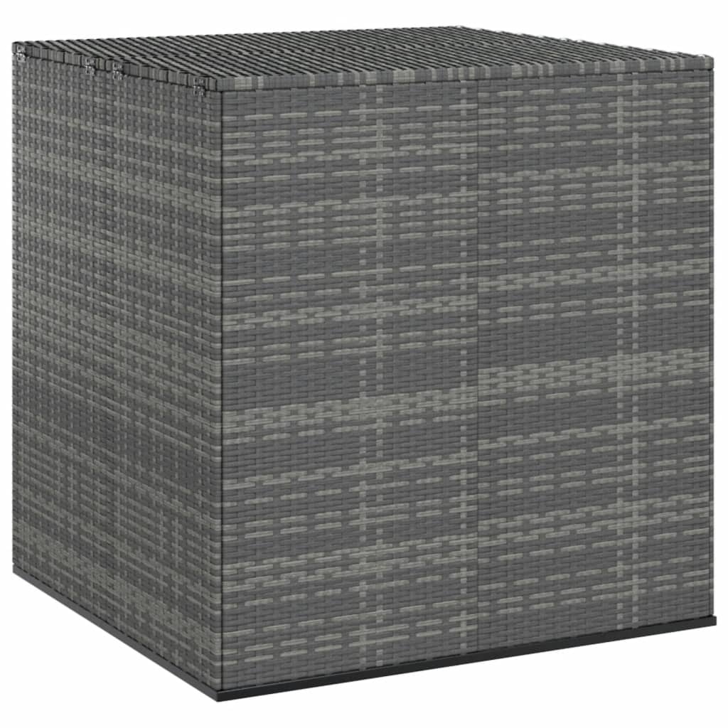 Tuinbox 100X97,5X104 Cm Polyetheen Rattan 100 x 97.5 x 104 cm Grijs
