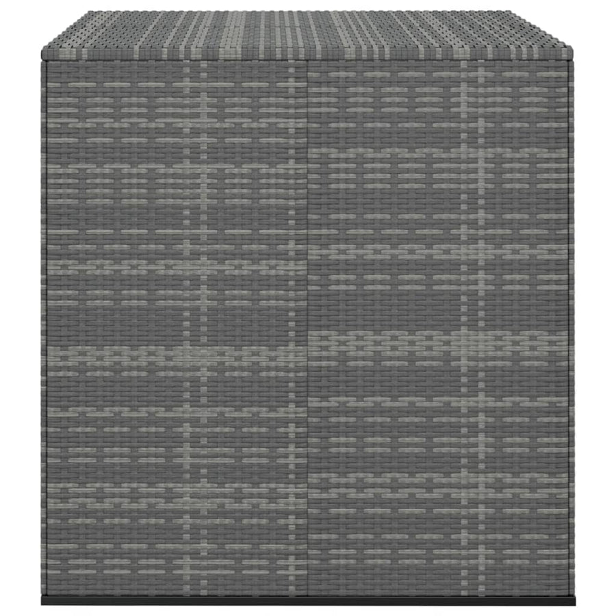 Tuinbox 100X97,5X104 Cm Polyetheen Rattan 100 x 97.5 x 104 cm Grijs