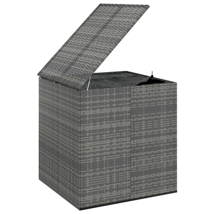 Tuinbox 100X97,5X104 Cm Polyetheen Rattan 100 x 97.5 x 104 cm Grijs