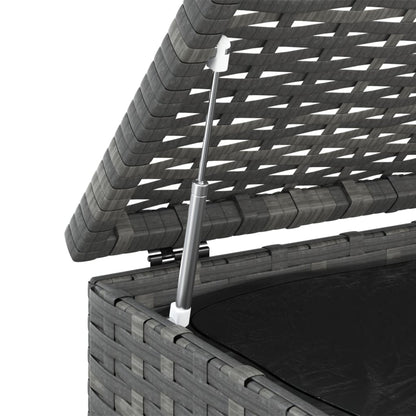 Tuinbox 100X97,5X104 Cm Polyetheen Rattan 100 x 97.5 x 104 cm Grijs