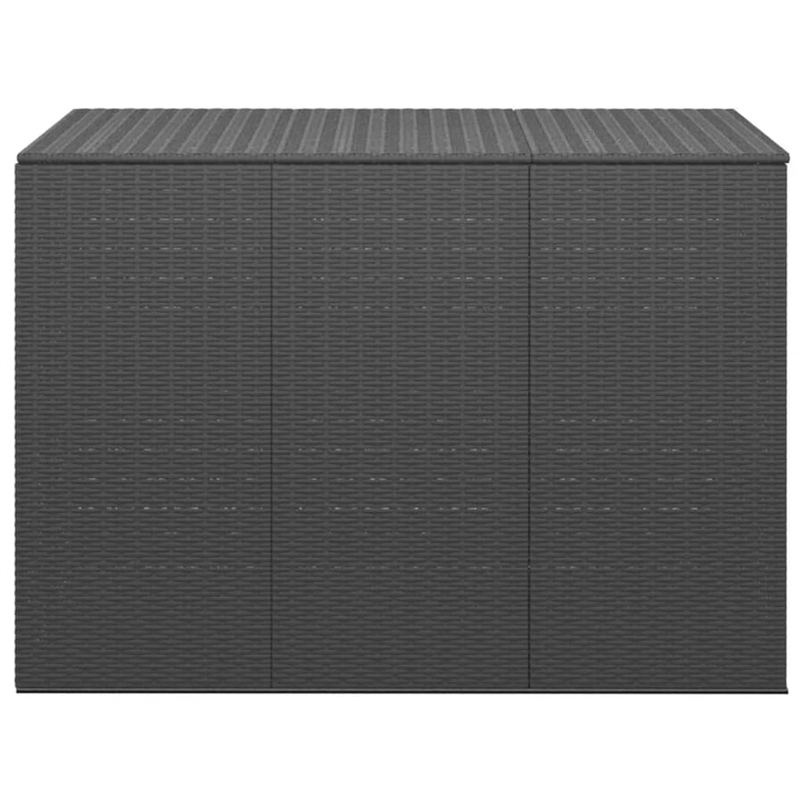 Tuinbox Polyetheen Rattan 145 x 100 x 103 cm Zwart