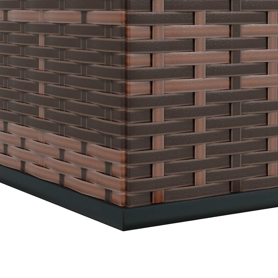 Tuinbox Polyetheen Rattan 145 x 100 x 103 cm