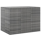 Garden Storage Box 145x100x103 cm polyethylene rattan grey