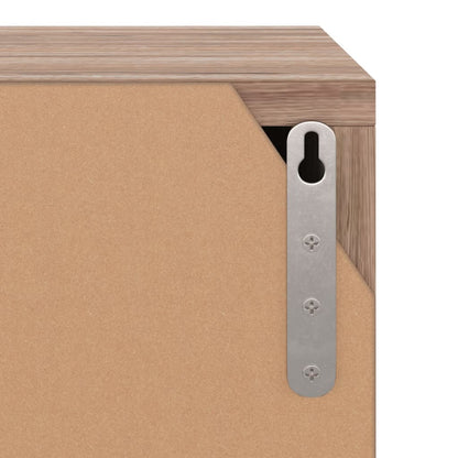 Boekenkast 60X27,5X59,5 Cm Bewerkt Hout Grijs Sonoma Eikenkleur
