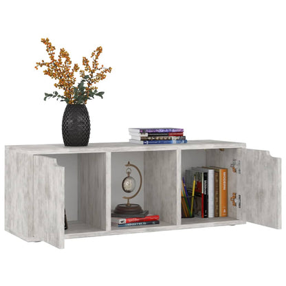 Tv-Meubel 88,5X27,5X30,5 Cm Spaanplaat Betongrijs Betonkleurig