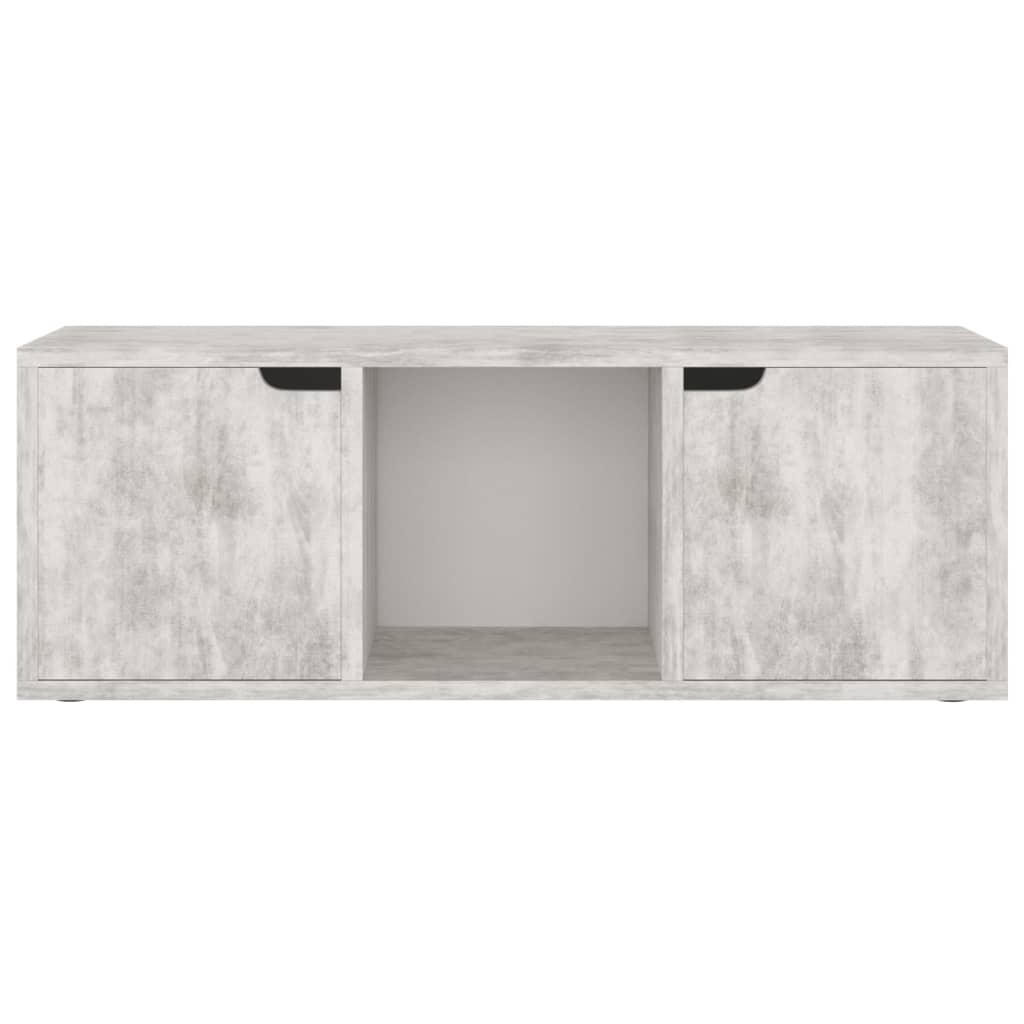 Tv-Meubel 88,5X27,5X30,5 Cm Spaanplaat Betongrijs Betonkleurig