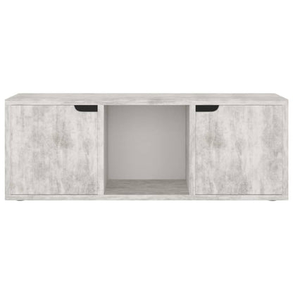 Tv-Meubel 88,5X27,5X30,5 Cm Spaanplaat Betongrijs Betonkleurig